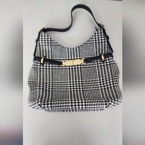Talbots Herringbone Hobo Tote